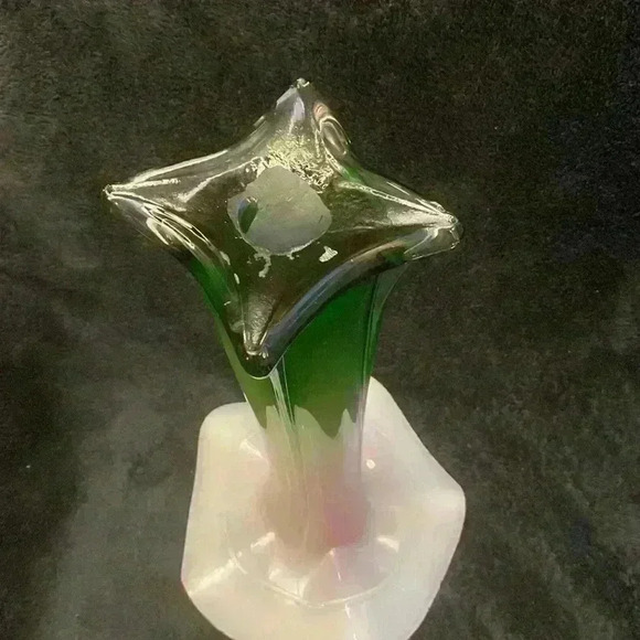 Murano Style  Vase Art Glass - Picture 6 of 13